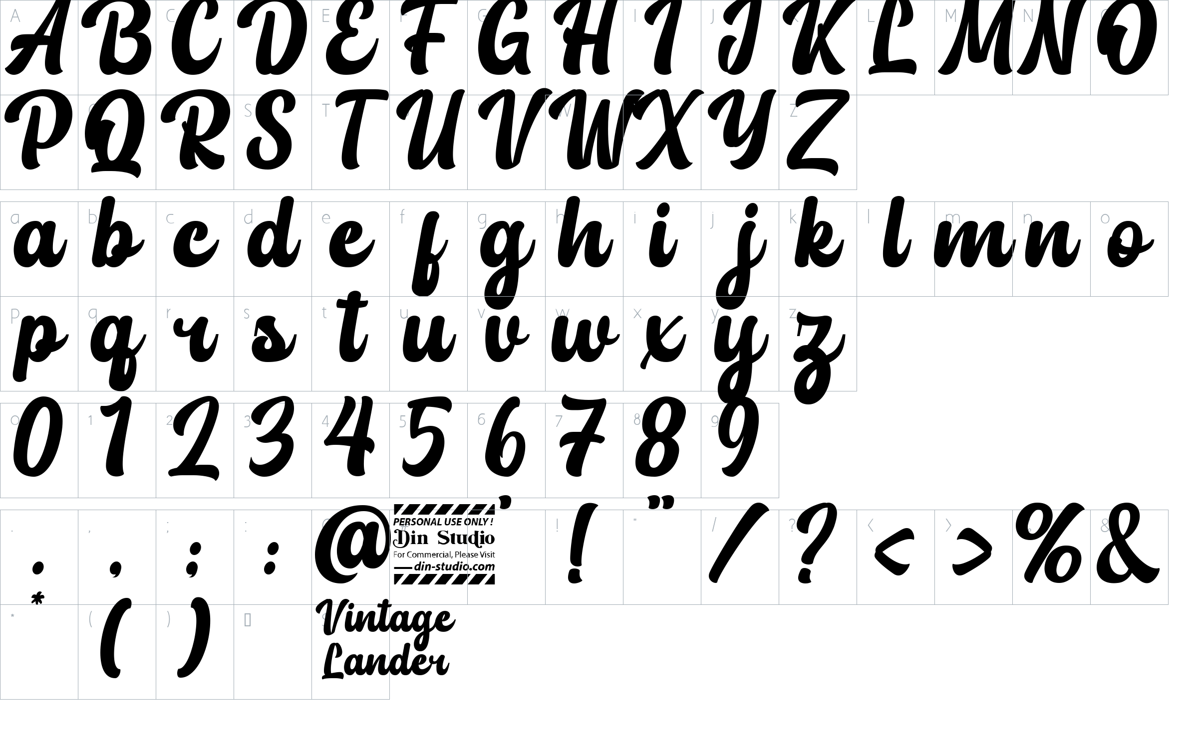 character map