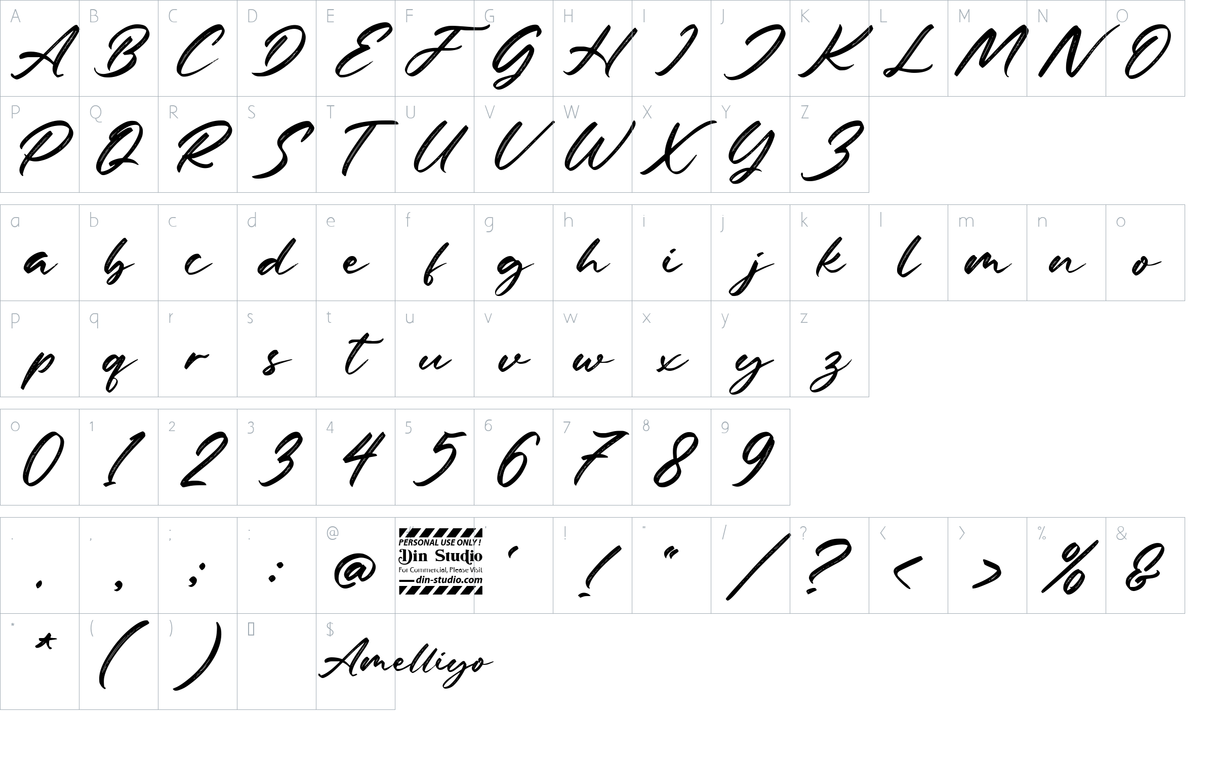 character map