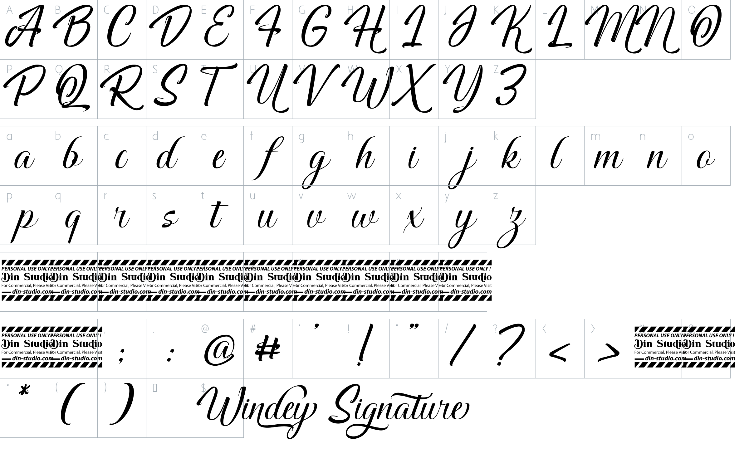 character map