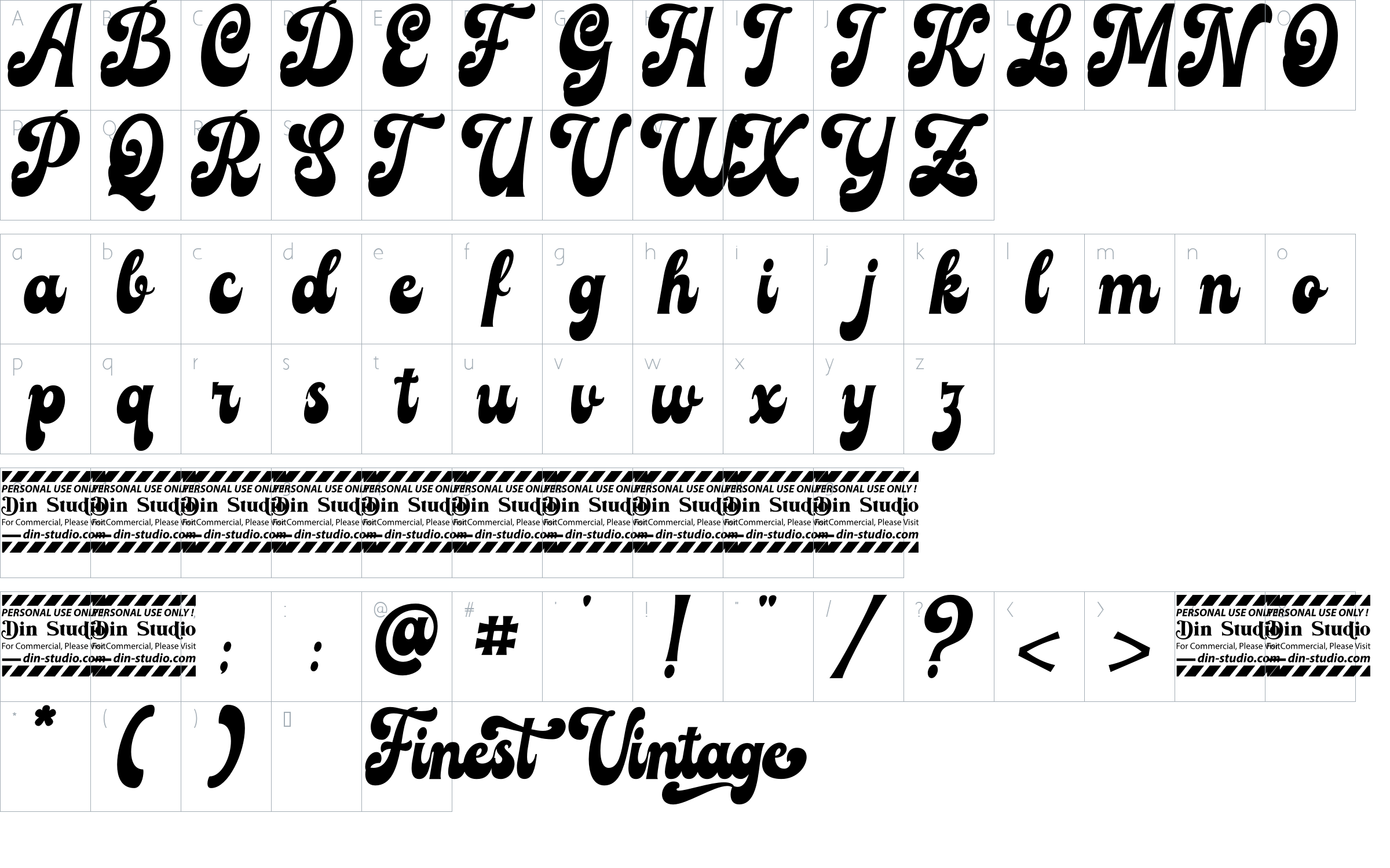 character map