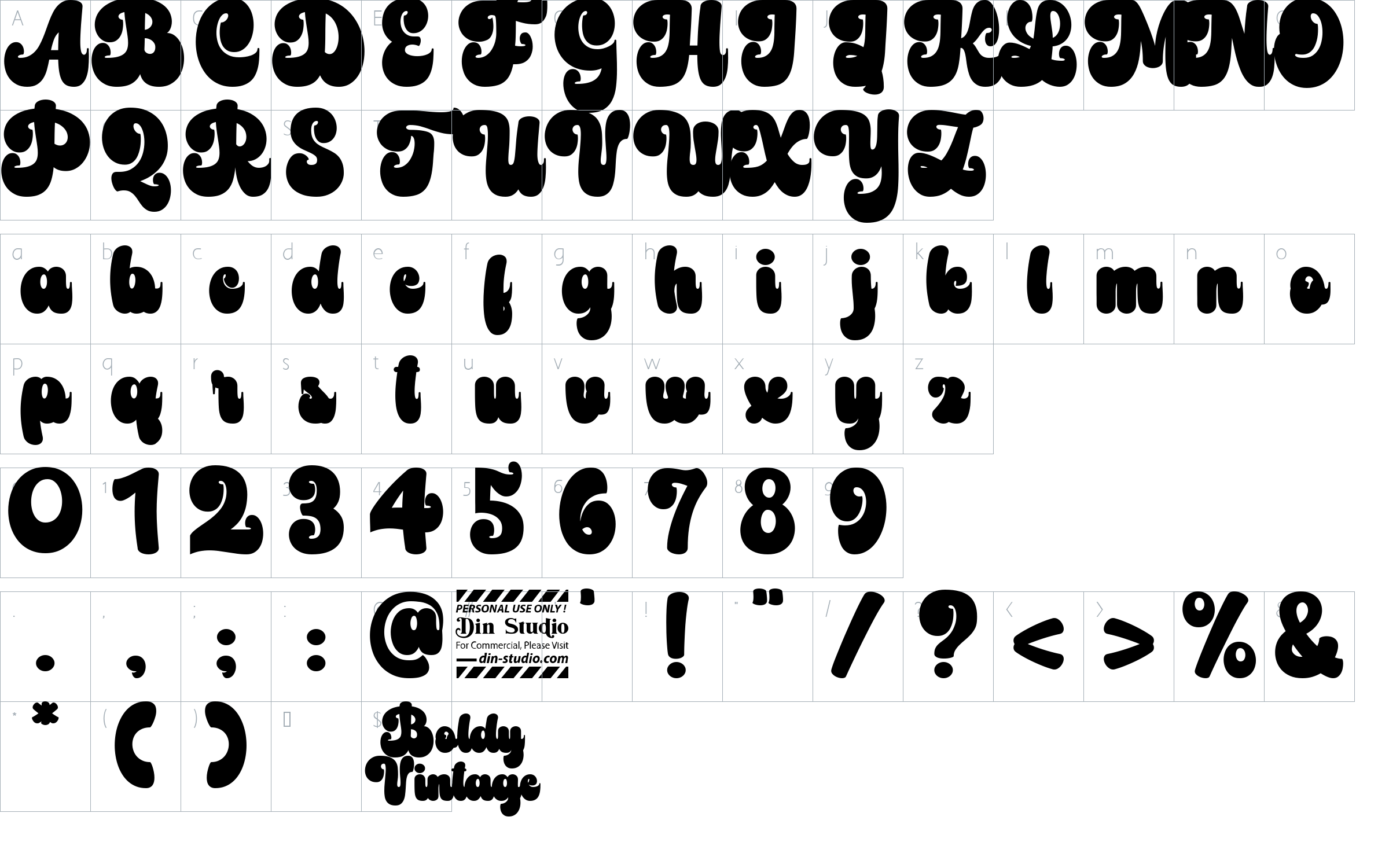 character map