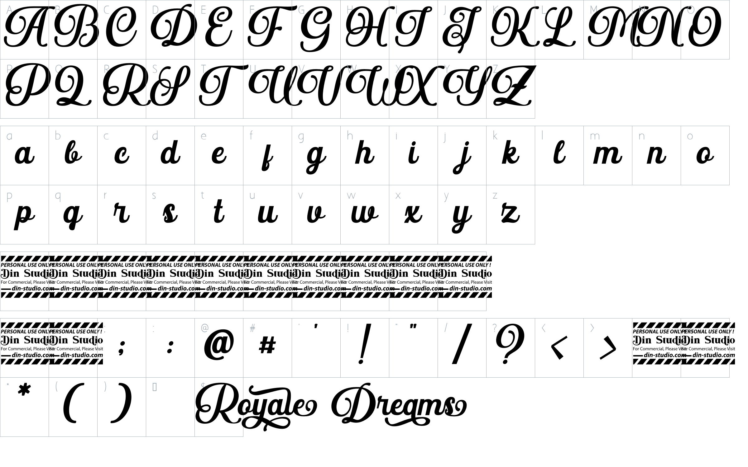 character map