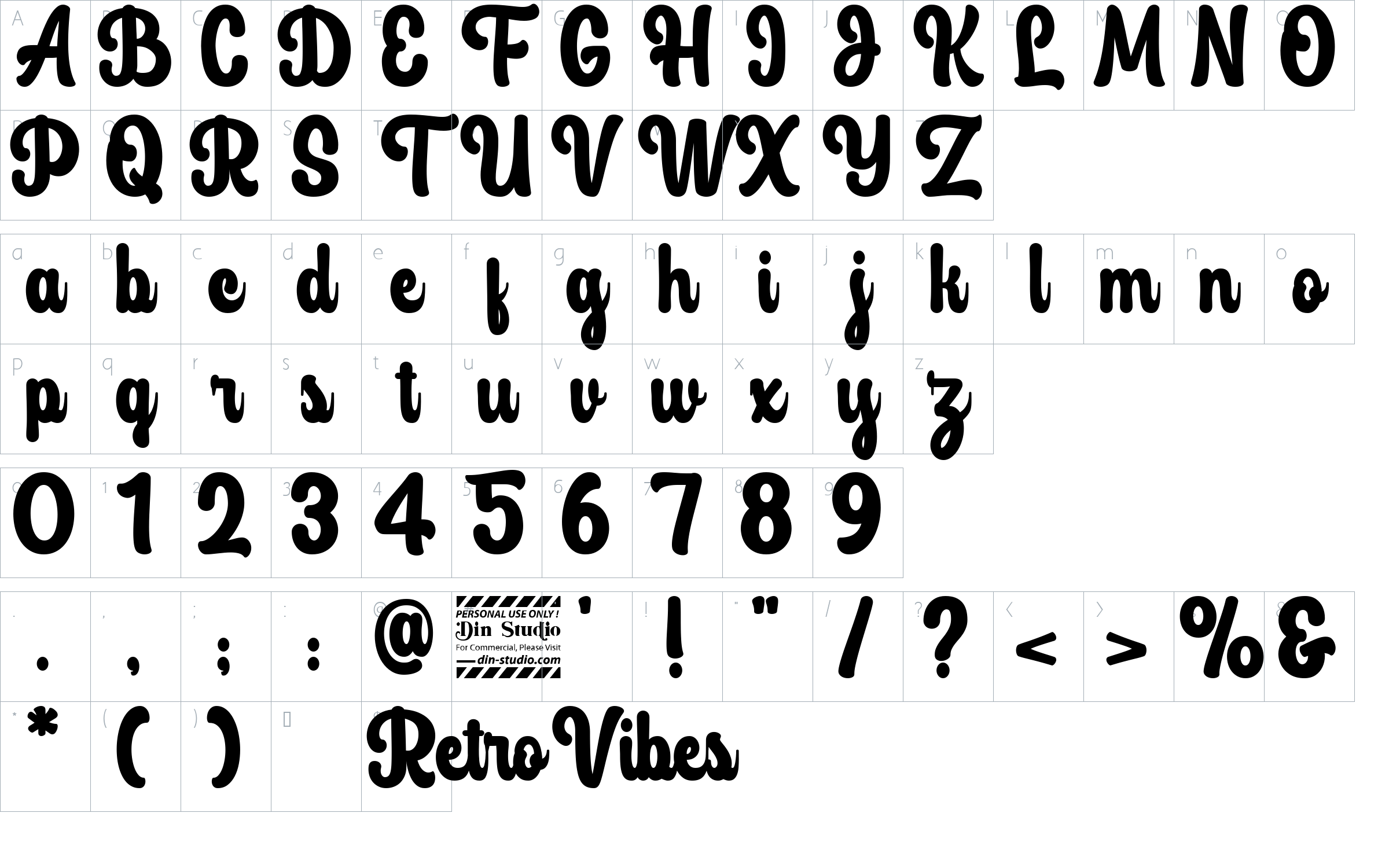 character map