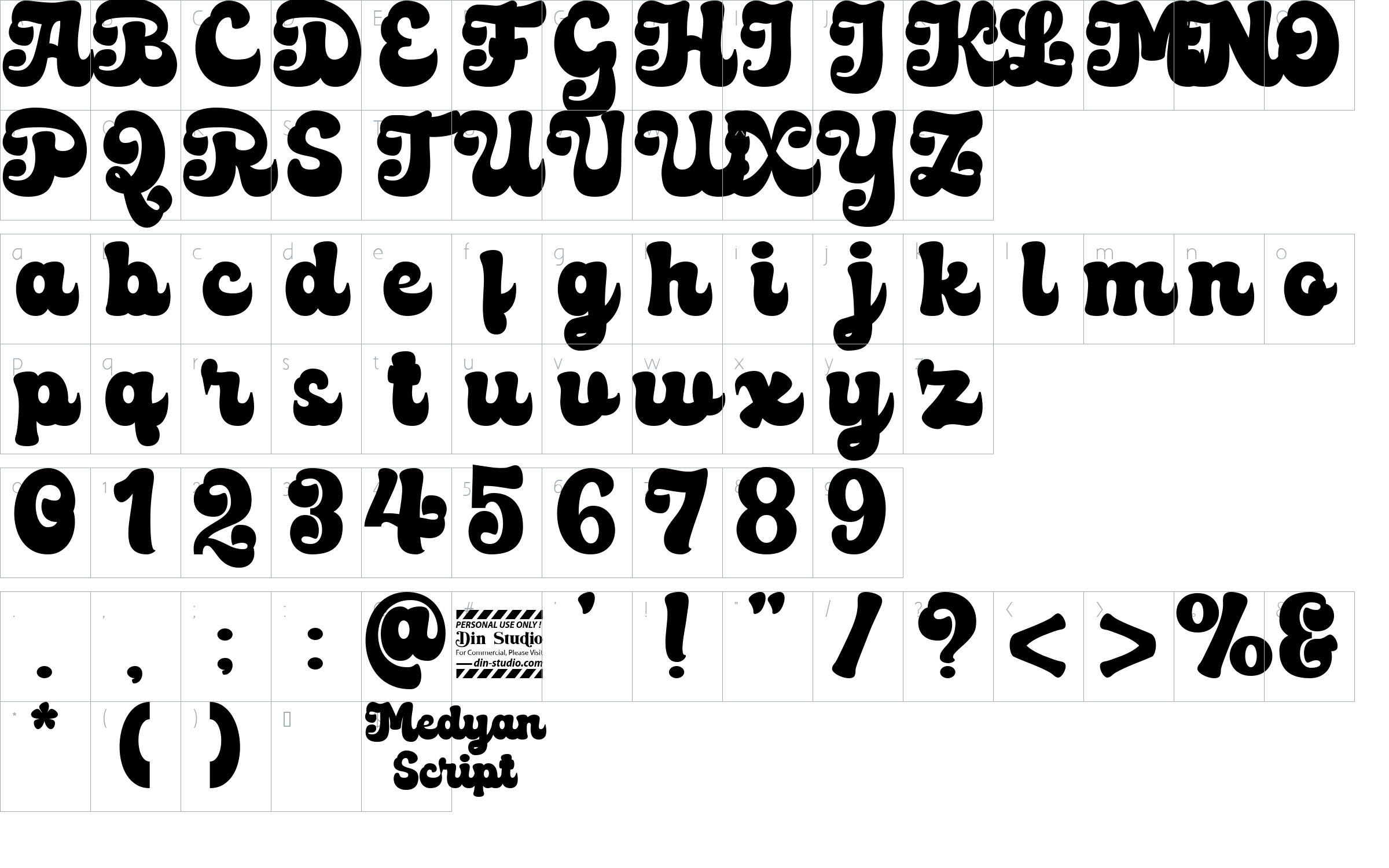 character map