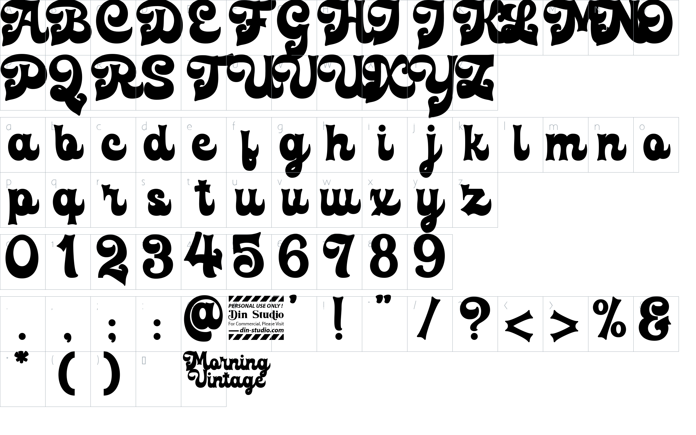 character map