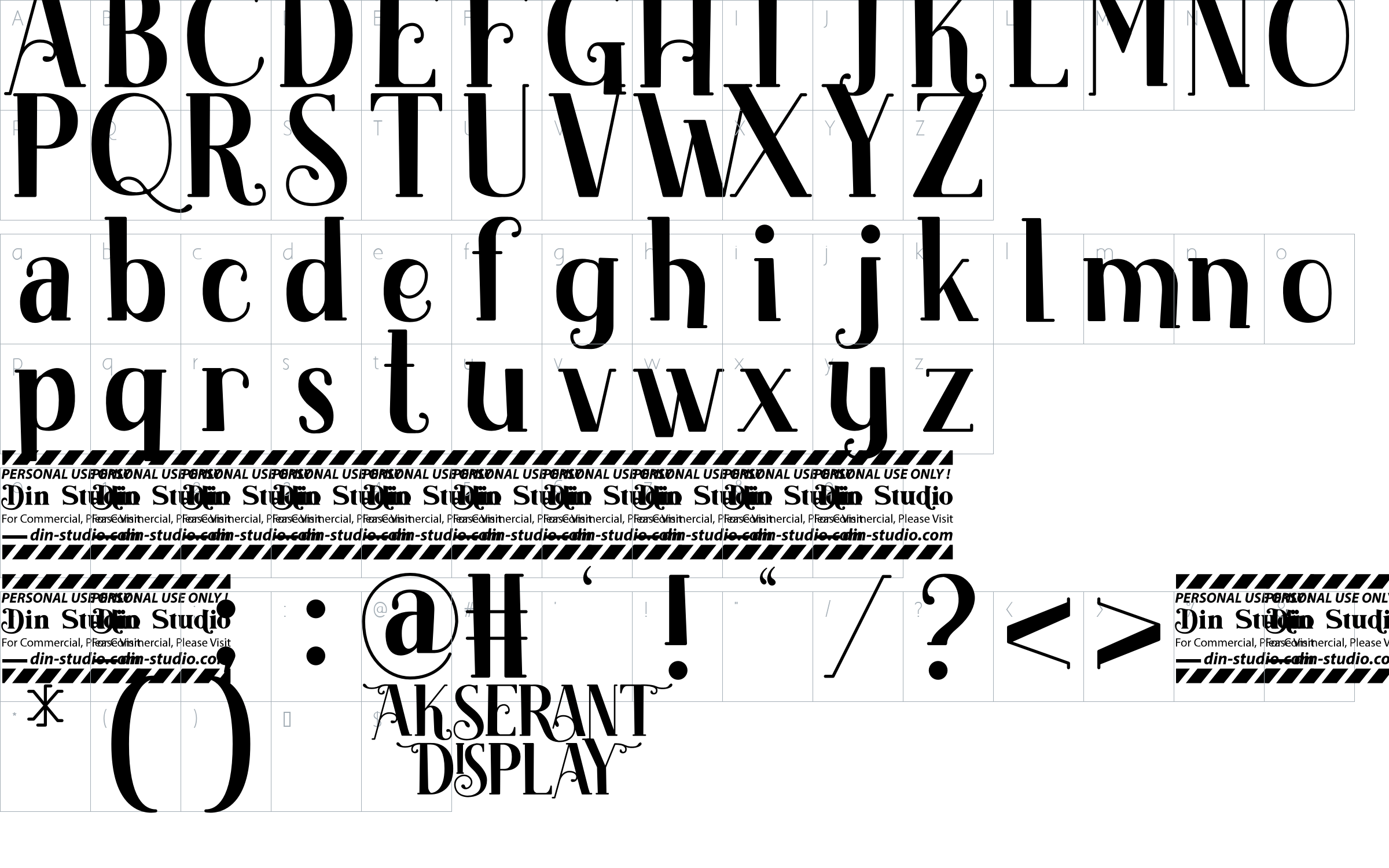 character map