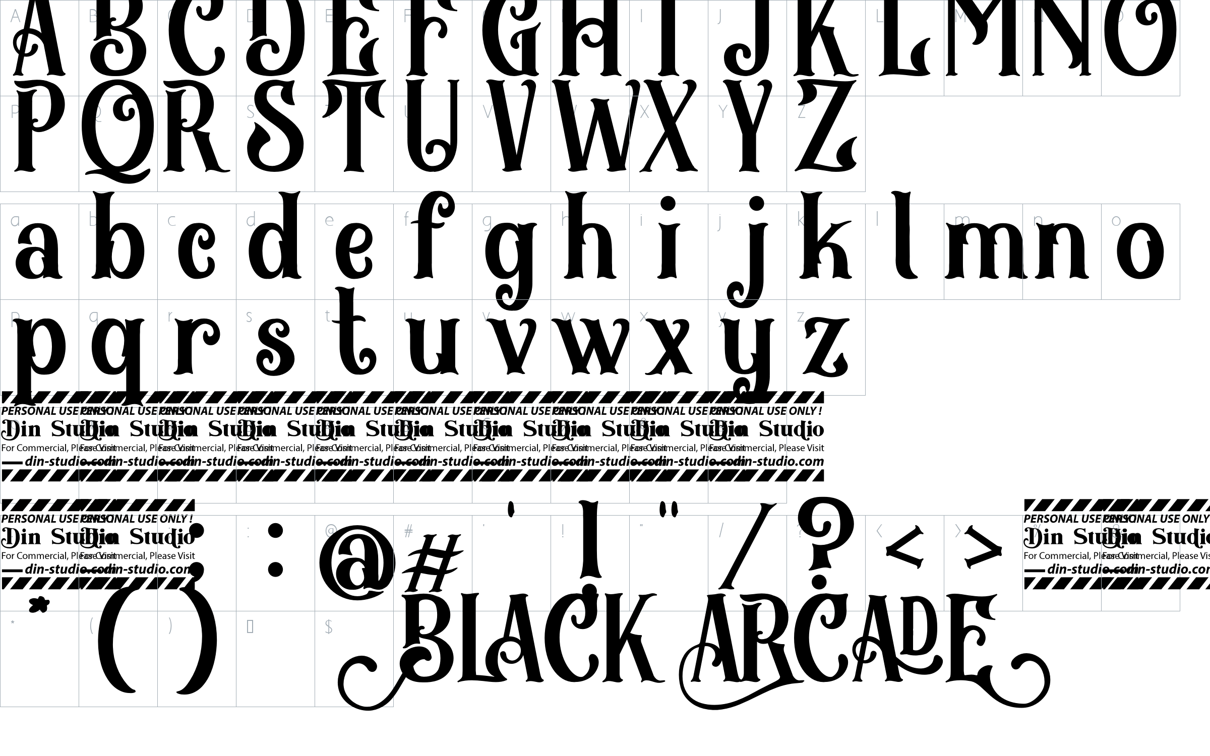 character map