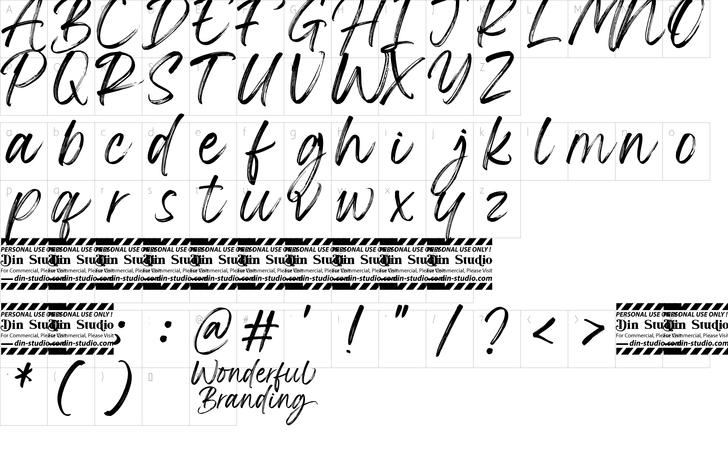 character map