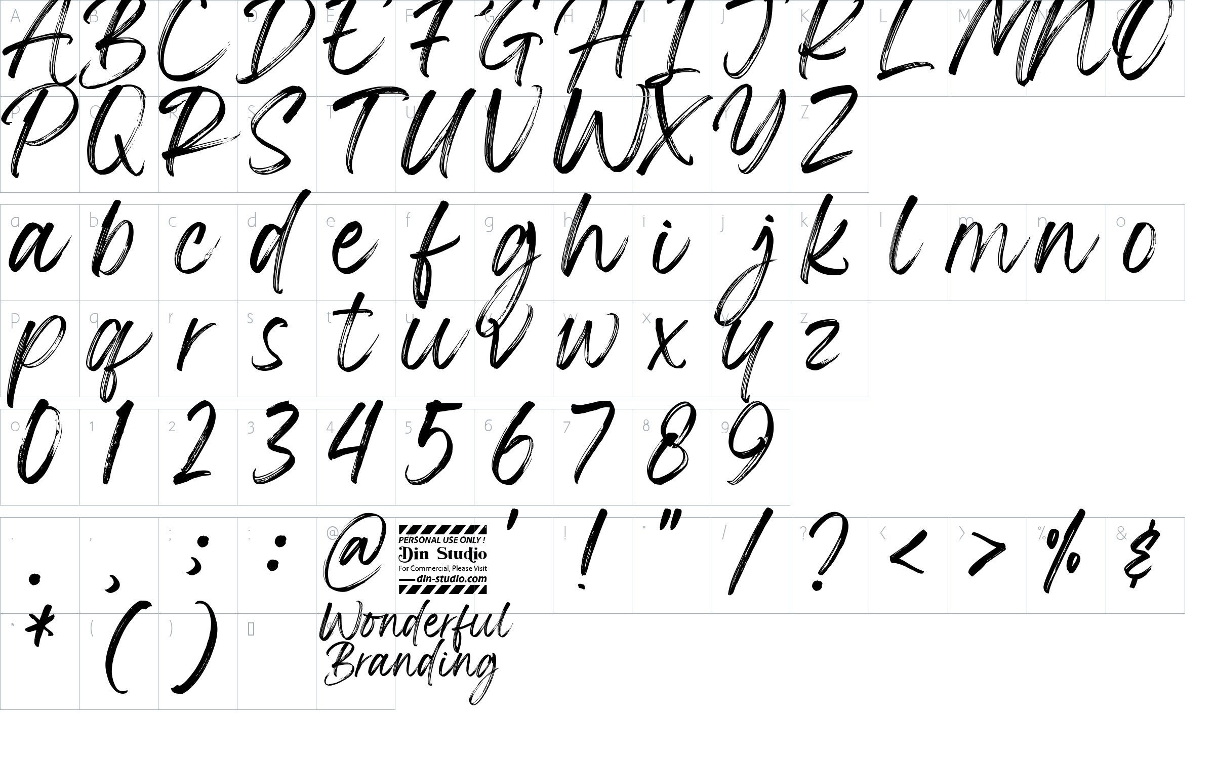 character map