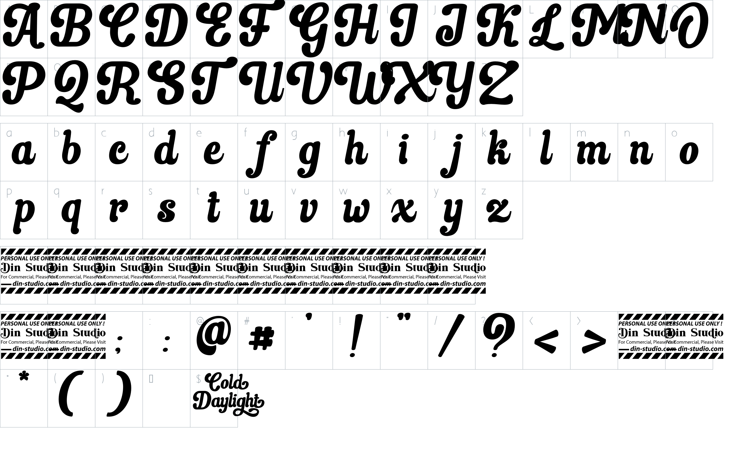 character map