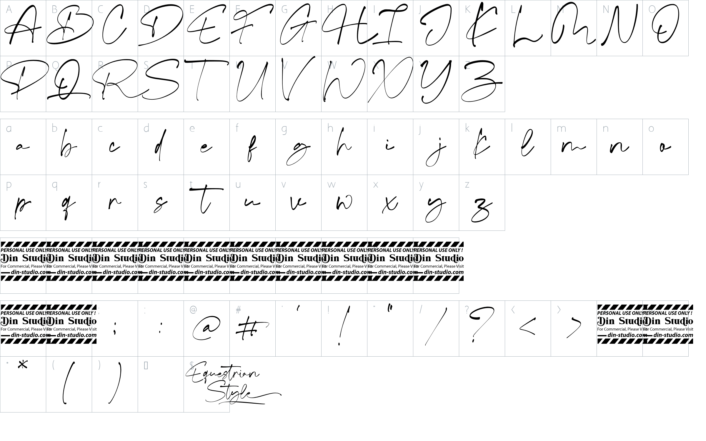 character map