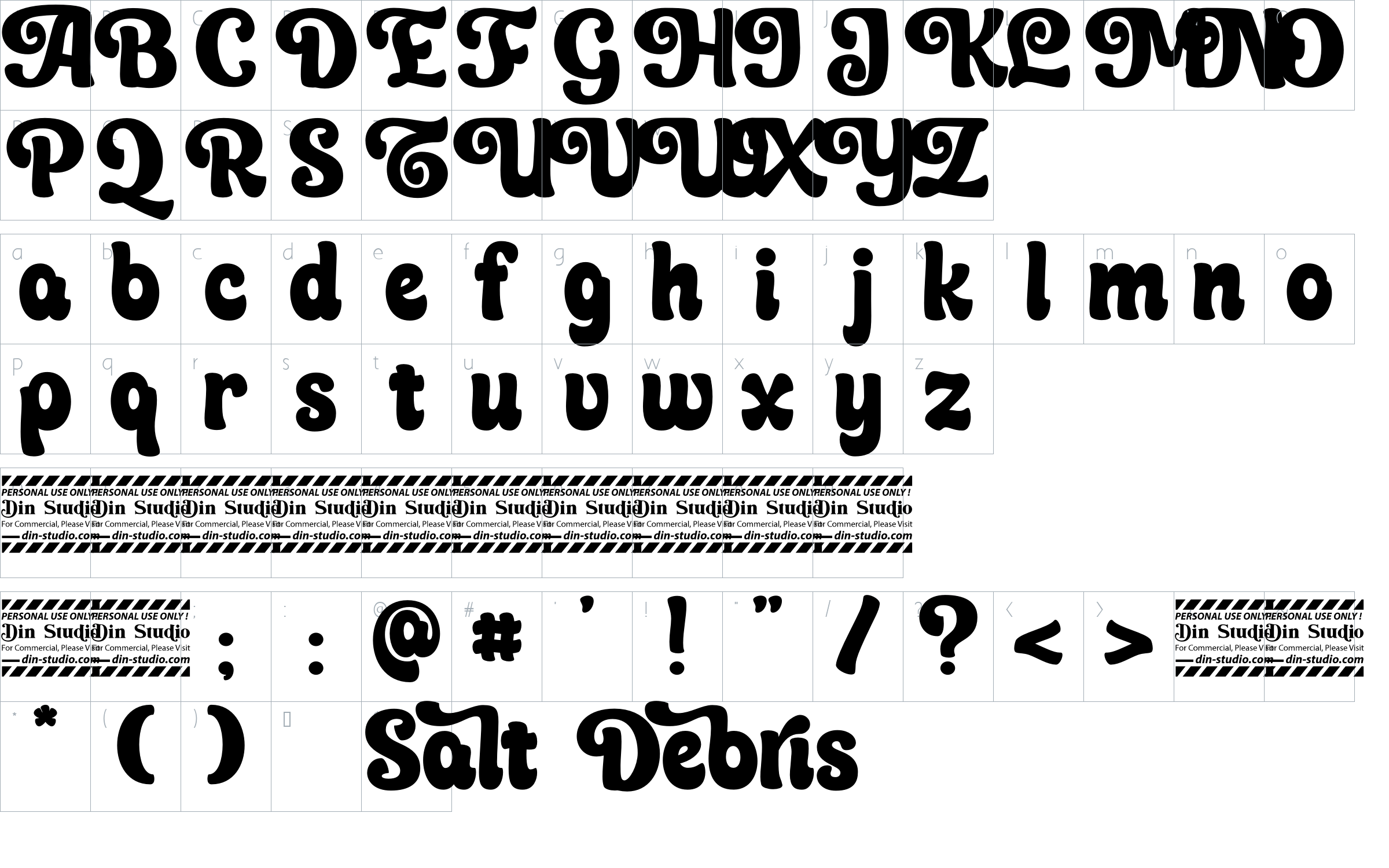 character map