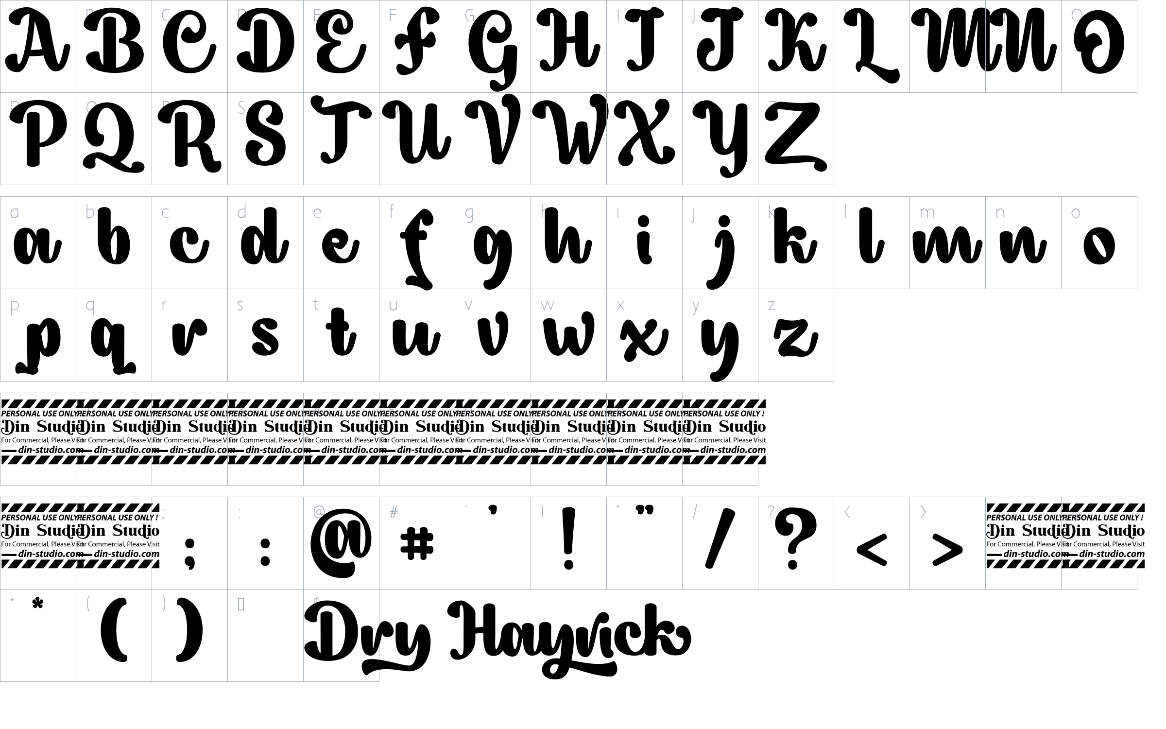 character map