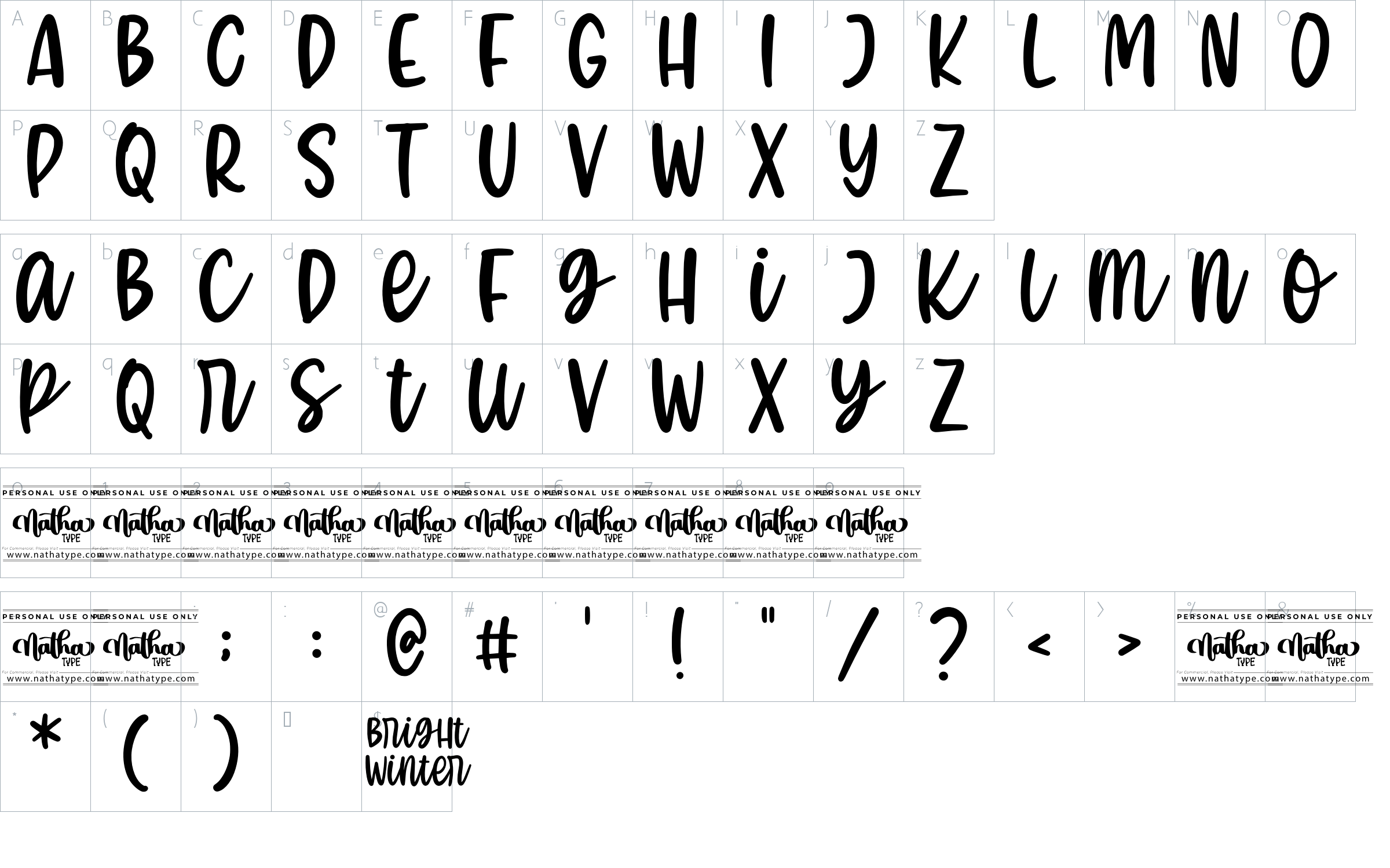 character map