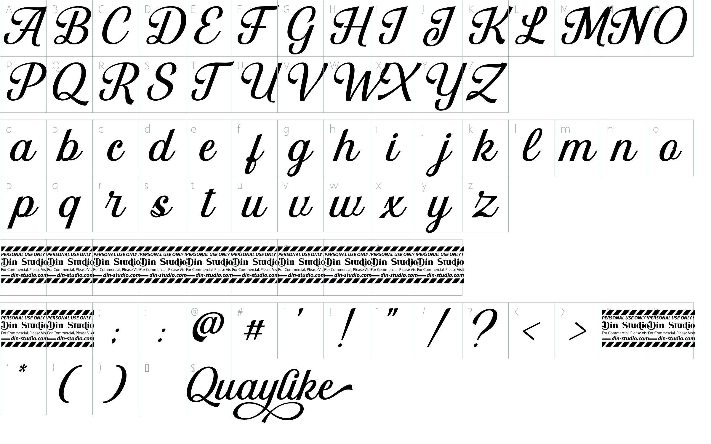 character map