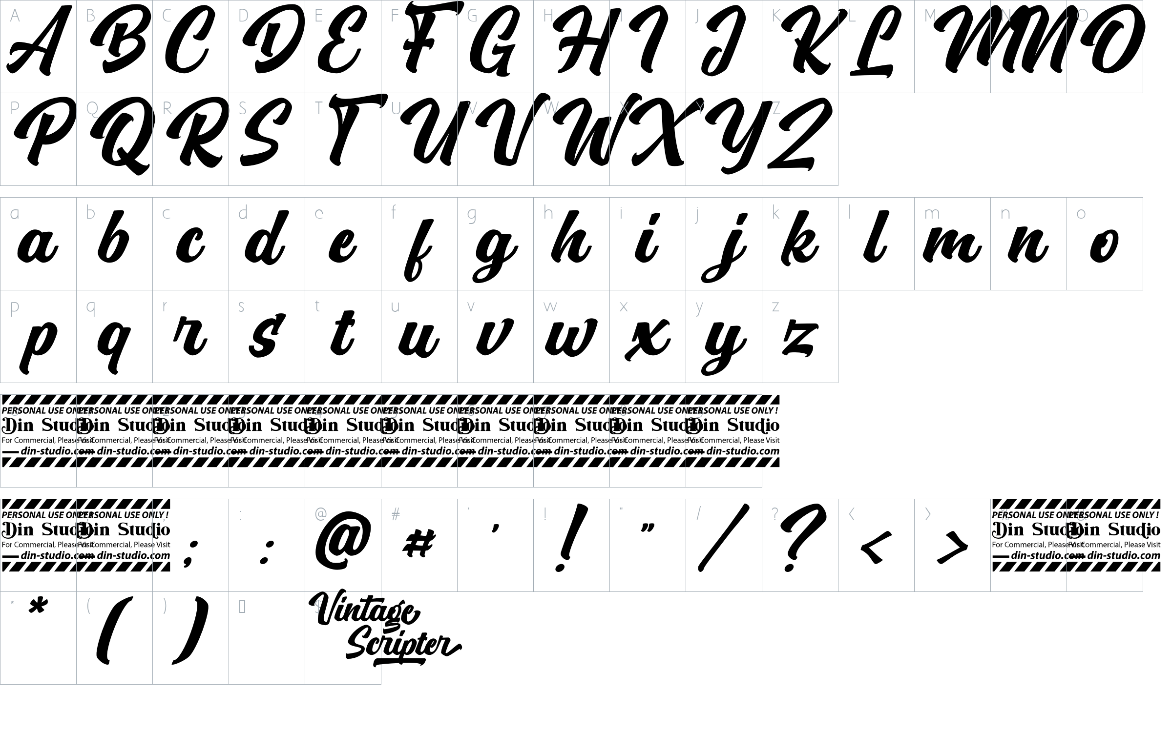 character map