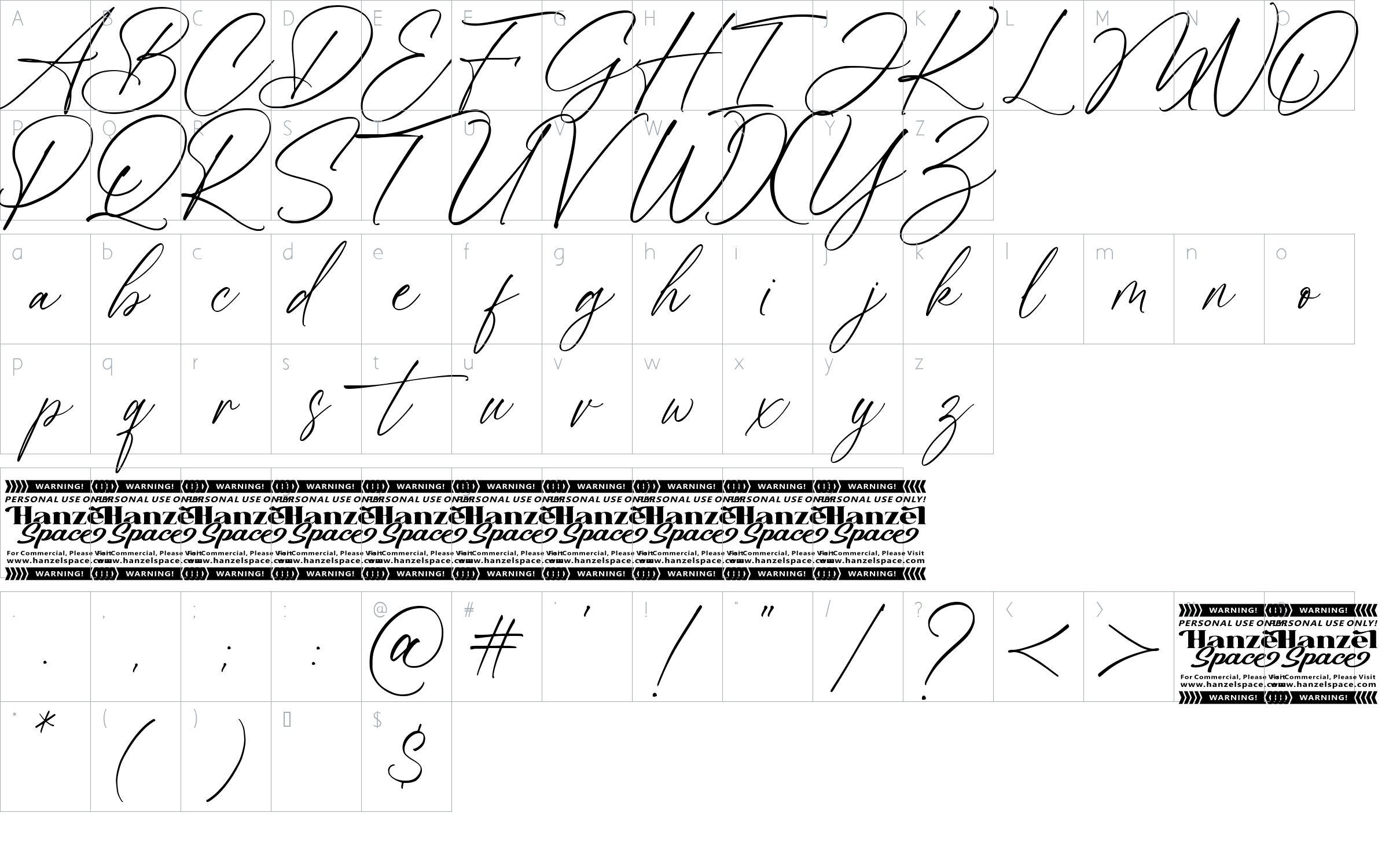 character map