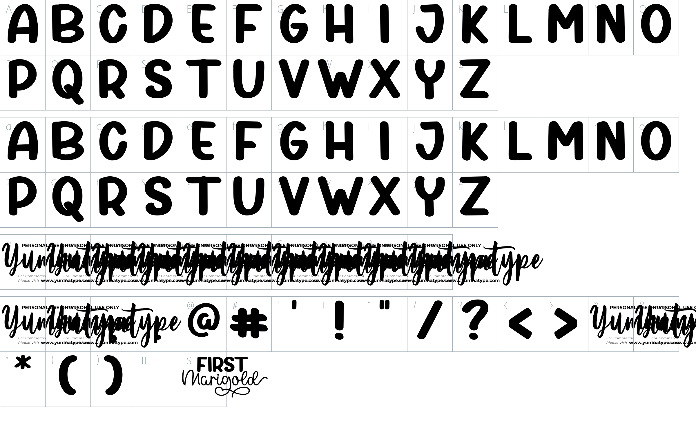 character map