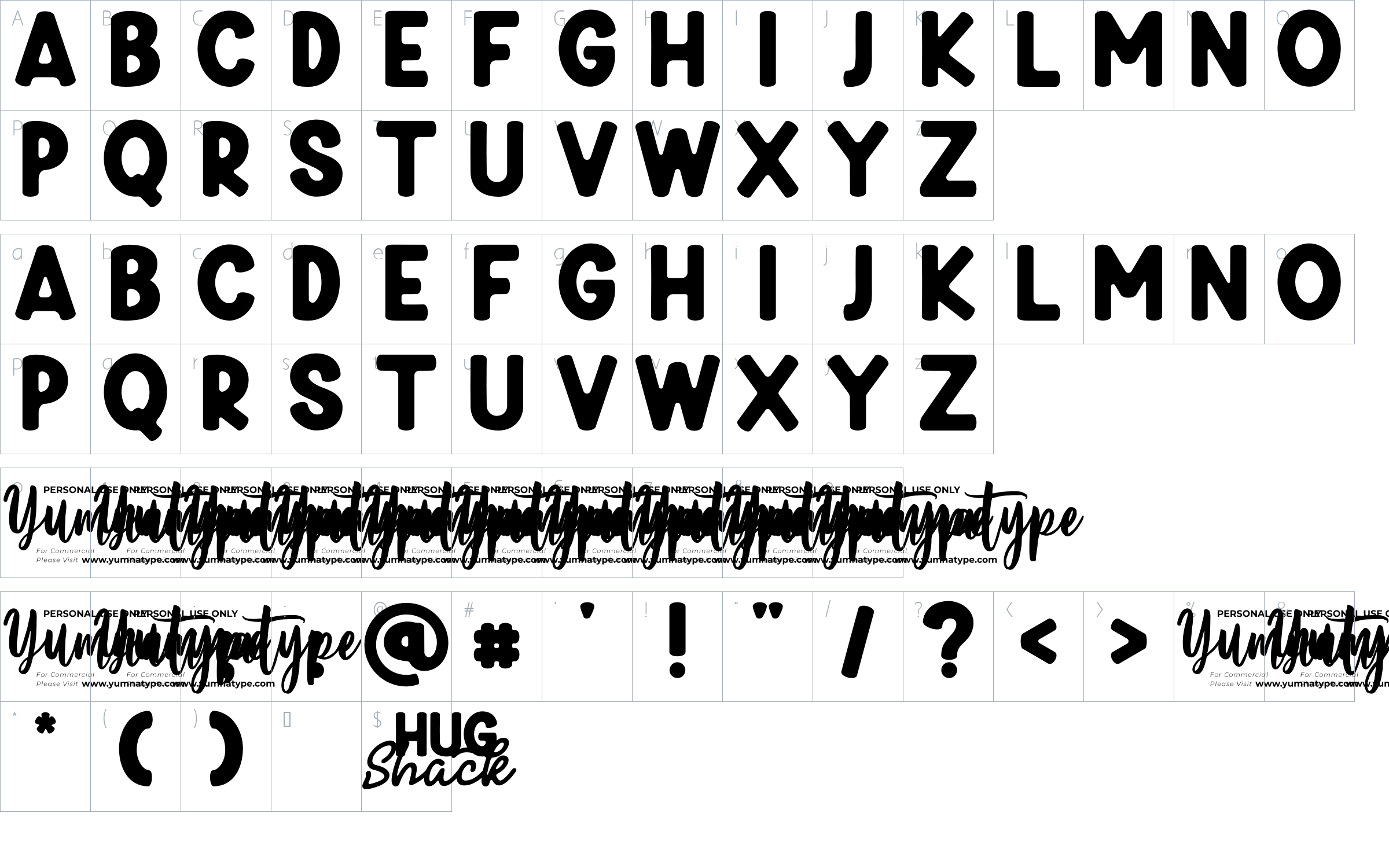 character map