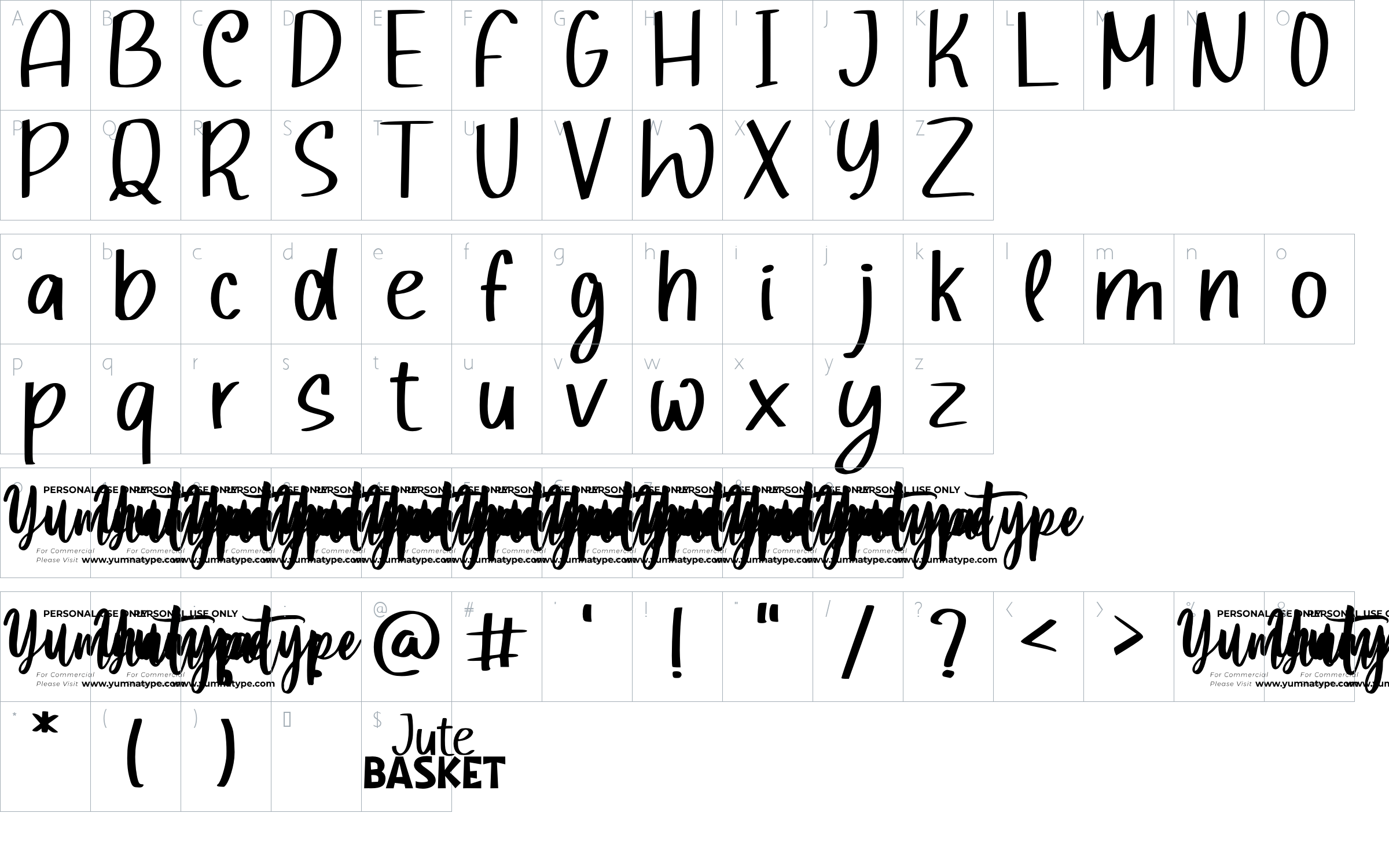 character map