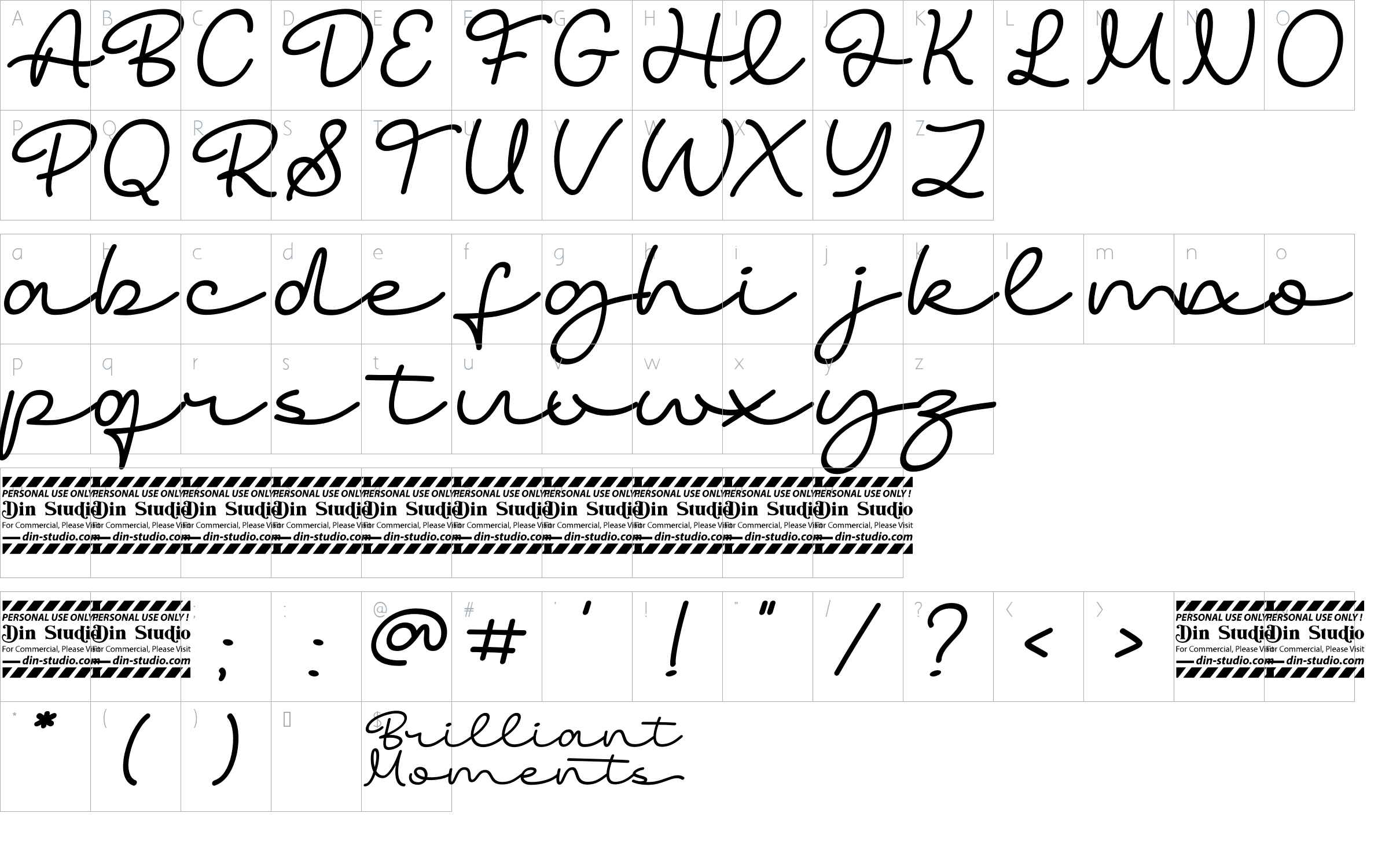 character map