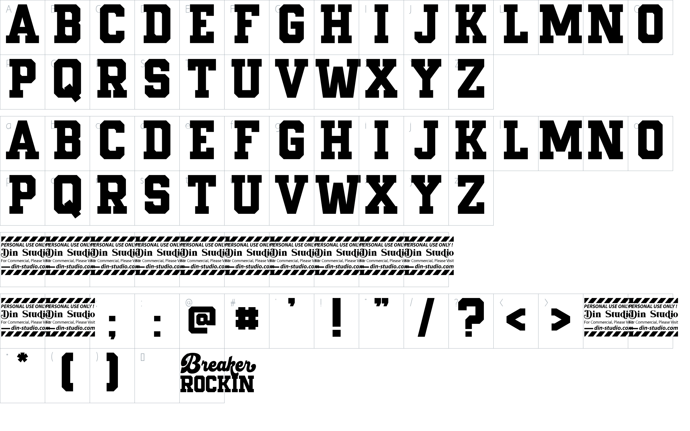 character map