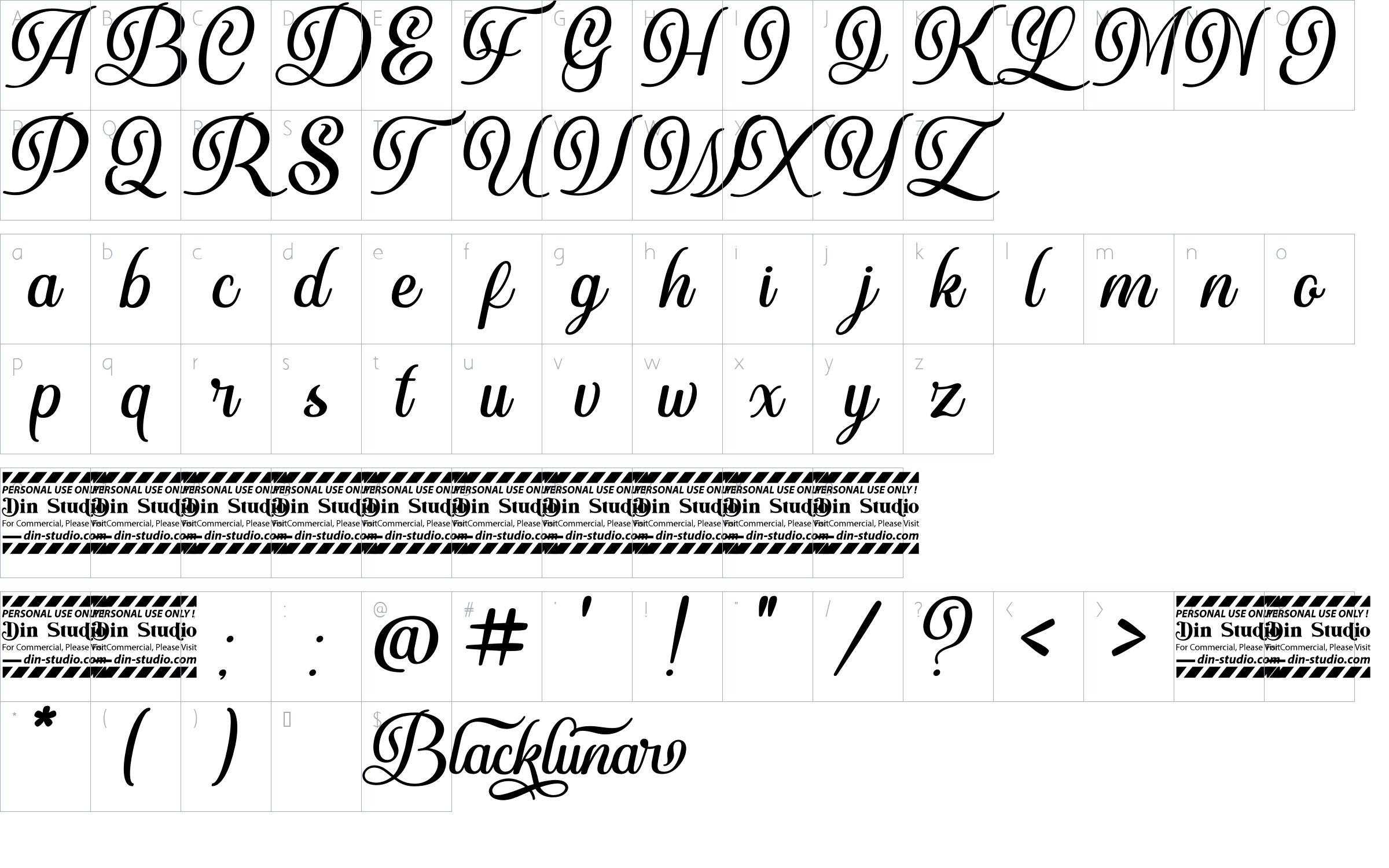 character map