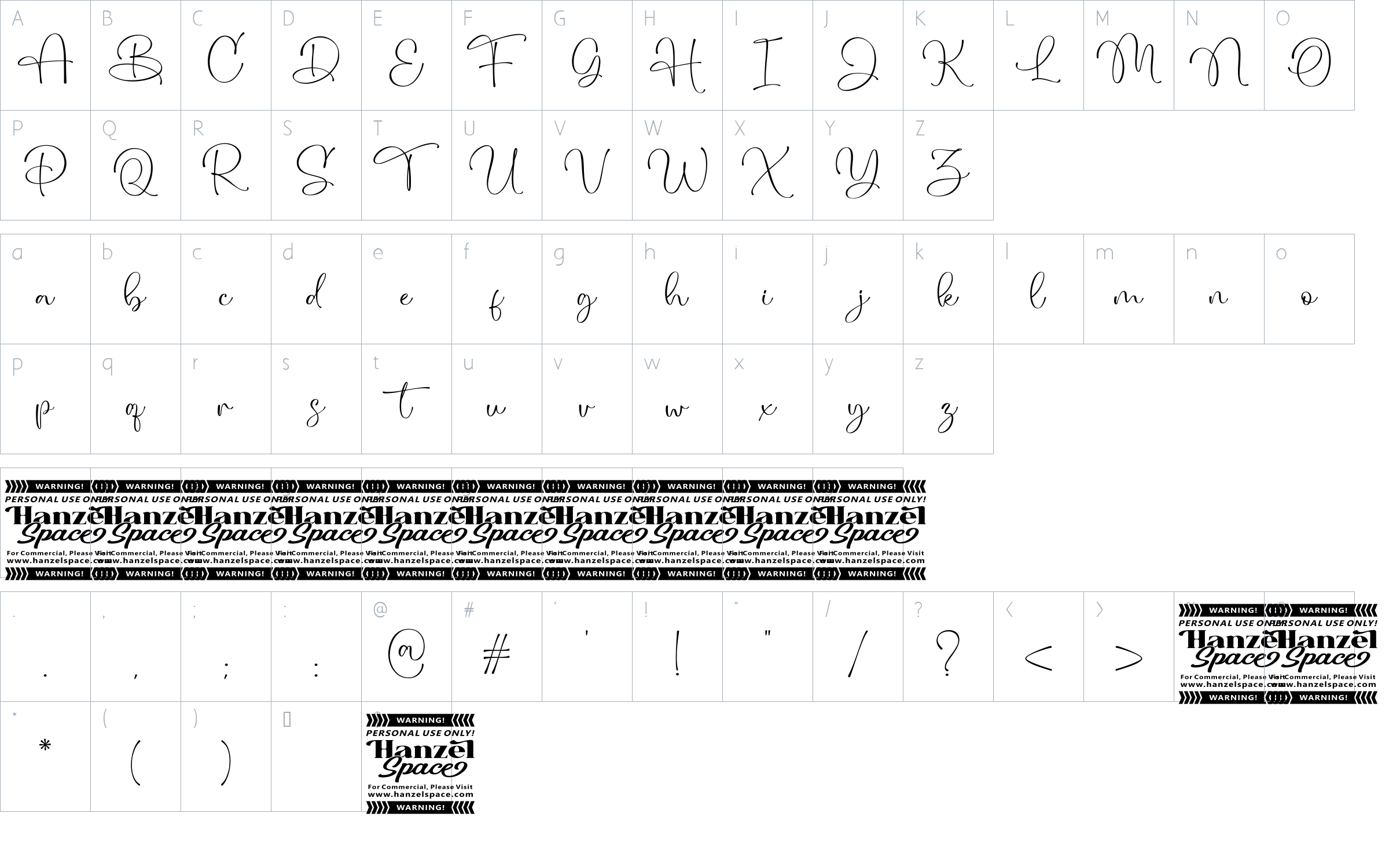 character map