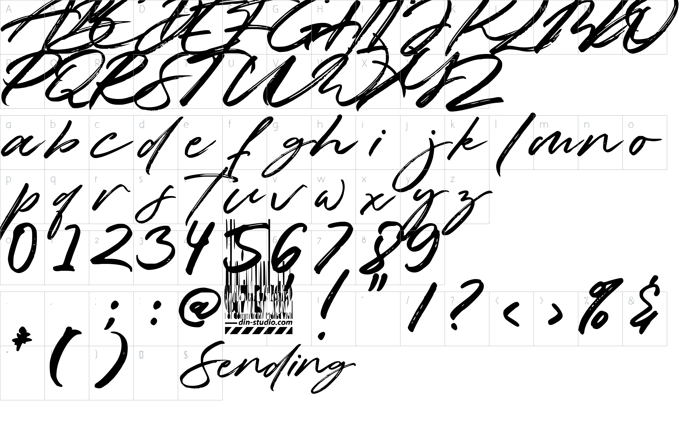 character map