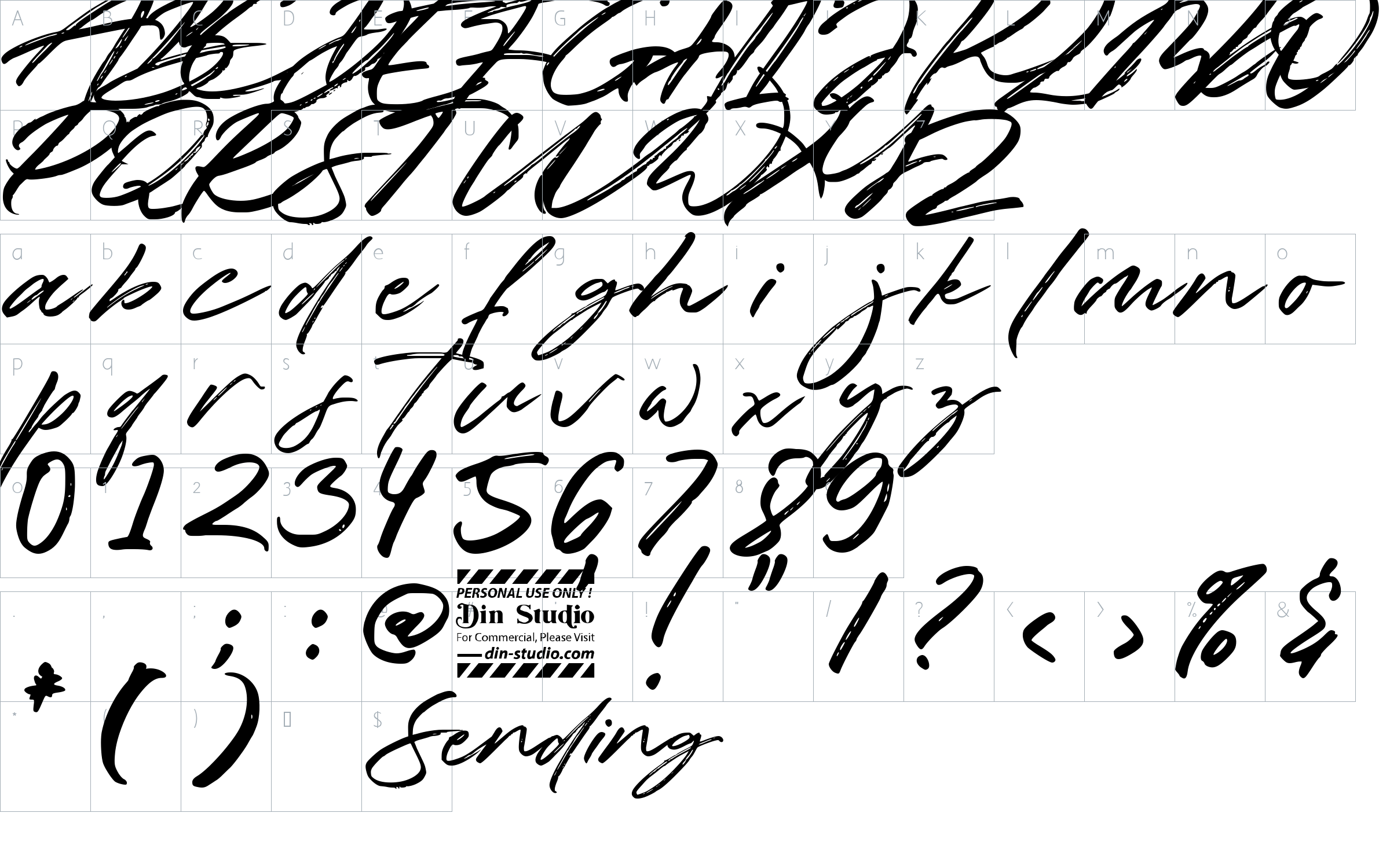 character map