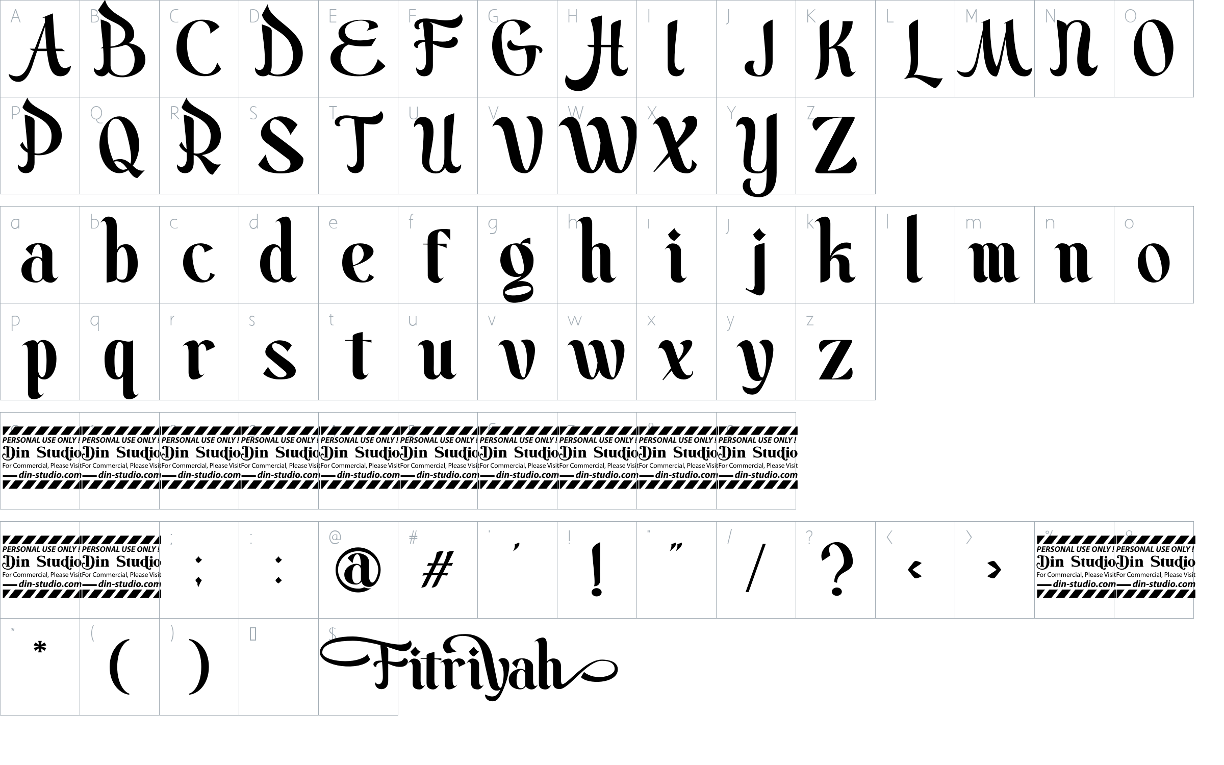 character map