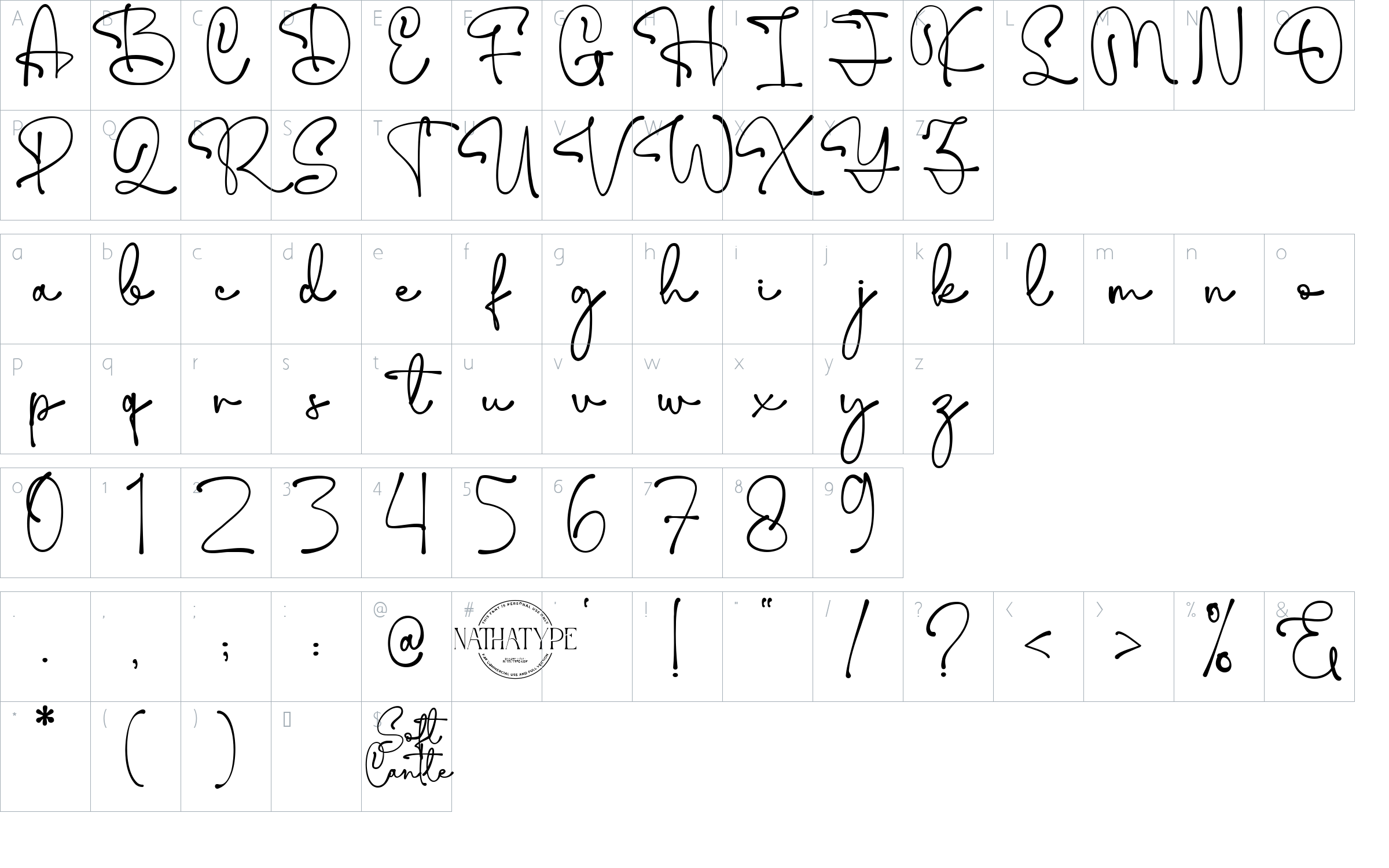 character map