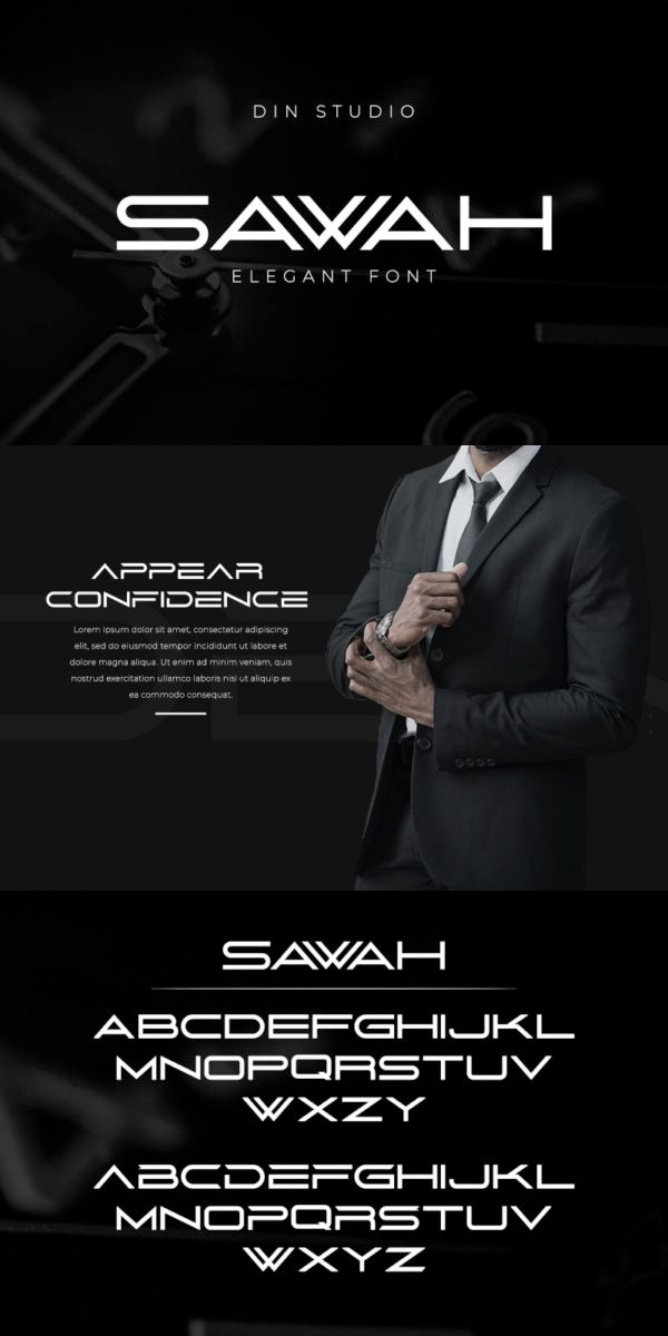 SAWAH font - clickfreefonts