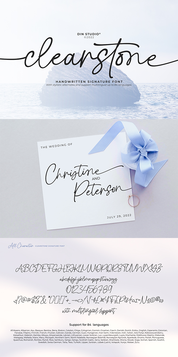 Clearstone font - clickfreefonts